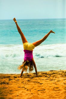 Beach Cartwheel