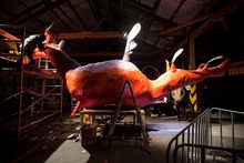 The Ogoh Ogoh takes shape