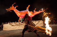 Burning the Ogoh Ogoh