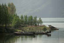 the lake near Alila Anji 