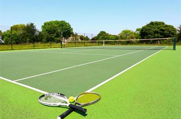 West Barn Cottage Tennis Court