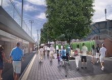 USTA Arthur Ashe Stadium Plaza
