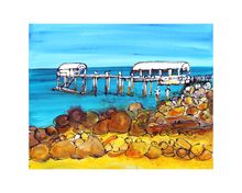 Coral Sea Resort Jetty print