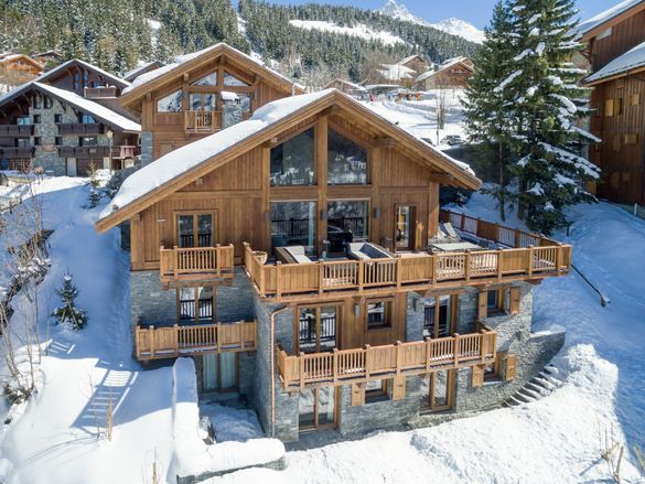 Meriski: Le Grenier, luxury chalet, Méribel