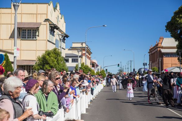 Nanny Races at the Mary Poppins Festival
