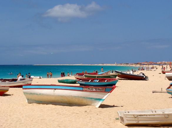 Santa Maria Beach, island of Sal