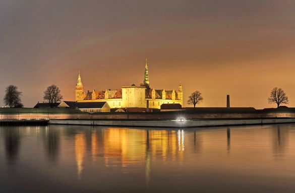 Kronborg Castle at Night