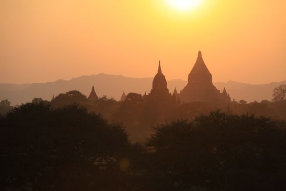 The temple-strewn plains of Bagan are a sight to behold.