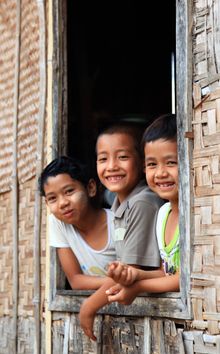 The children of Myanmar