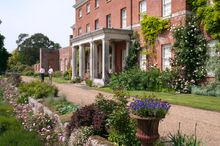 Editor of the Garden Magazine, Chris Young (right) with RHS President Sir Nicholas Bacon, owner of Raveningham Hall and Gardens,