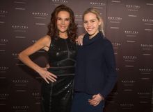 2)	Rhonda Burchmore and her daughter Lexi at the Sofitel 20th Anniversary in Melbourne Cocktail Party