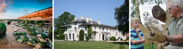 From left: Hunstanton; Congham Hall Hotel; Pensthorpe Natural Park From left: Hunstanton; Congham Hall Hotel; Pensthorpe Natural Park