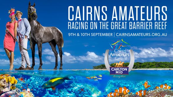 New Carlton Mid Cairns Amateurs Carnival Branding - Racing on the Great Barrier Reef