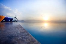 Sunset over the East Coast at Varun Beach Bheemili Resort by AccorHotels