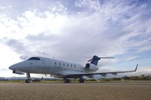 The Challenger 300 private jet.