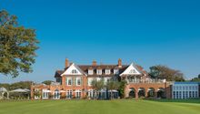 The iconic croquet lawn at Chewton Glen