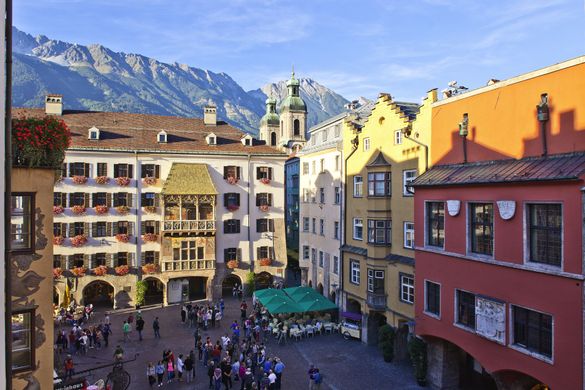 Innsbruck - Golden Roof, the landmark of the city