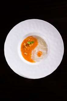 TaiChi-crab meat seafood soup and bird's nest chicken soup