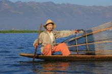 Fisherman on Inle Lake