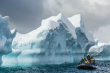 Photographing Antarctic Iceberg 