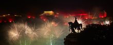 Rhine in flames