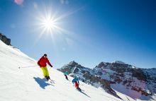 Family Skiing in Banff