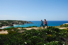 Walkers on the Rota Vicentina in Southern Portugal