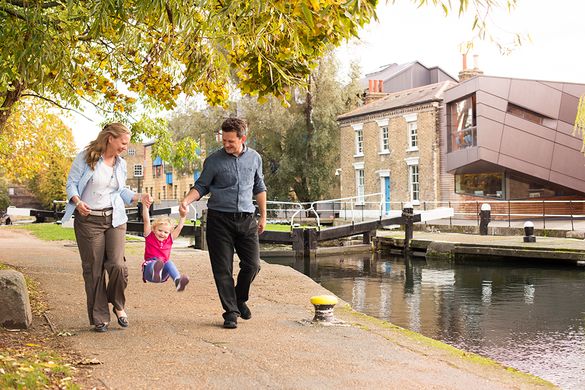 Family fun at the Regent's Canal