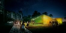 The Danish Pavillion at Ipanema Beach