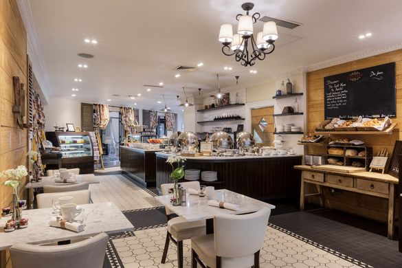 A French-inspired breakfast awaits at Left Bank Cafe, Sofitel Queenstown Hotel & Spa