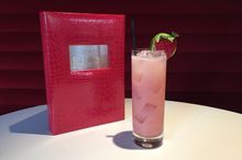 Olympics-inspired cocktail “Stick It”, featuring Brazil’s national spirit, cachaça. 