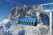 Gran Paradiso in Val Gardena - Italy's first 8-person heated chairlift