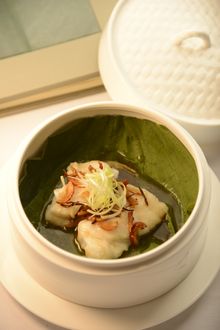 Yan Toh Heen Chef Lau's Steamed Garoupa Fillet with Mandarin Zest and Red Dates 