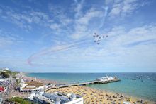 Red Arrows over Bournemouth