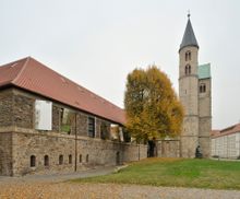 Kunstmuseum Kloster Unser Lieben Frauen, Magdeburg, currently showing the Xanti Schawinsky retrospective