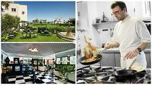 L-R: Olive Grove at The Old Government House Hotel & Spa, Lobby of The Duke of Richmond Hotel, Executive Head Chef Simon McKenzi