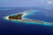 Coco Bodu Hithi aerial view 