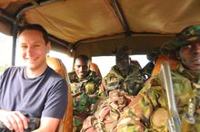 Evening deployment with anti poaching rangers Borana Kenya