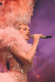 Kylie on Stage at Arts Centre
