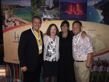 George Szigeti- President and CEO of Hawai‘i Tourism Authority, Jacqui Walshe, CEO The Walshe Group, Leslie Dance, CMO, Chris Sa