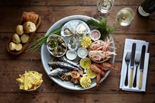 Seafood platter at The Master Builder's