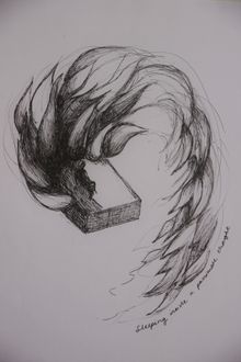 Sleeping Inside a Passionate Thought by Katarina Rose
