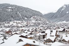 View of Morzine from Altaka 2