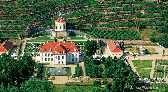 Schloss Wackerbarth - Saxon State Winery in Radebeul near Dresden