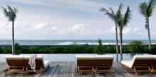Sunloungers at Arnalaya Beach House