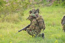 Evening deployment with rangers Borana Kenya