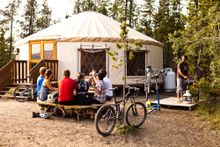 Yurt Accommodation in the Yukon