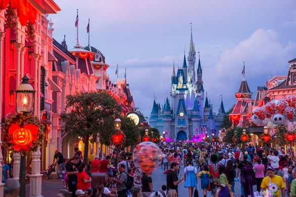 The Magic Kingdom comes alive with jack-o-lanterns, special characters and entertainment during Mickey's Not-So-Scary Halloween 