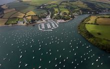 Mylor Yacht Harbour aerial