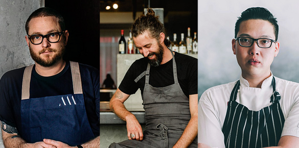 Tourism Australia is flying in the Aussie Young Guns to New York (from left to right) Chefs Clayton Wells from Automata in Sydne